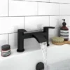 Nexus Matt Black Modern Bath Filler -Roc Bathroom Furni Store nex03k detail1