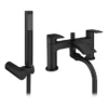 Nexus Matt Black Modern Bath Shower Mixer Inc. Shower Kit -Roc Bathroom Furni Store nex04k l
