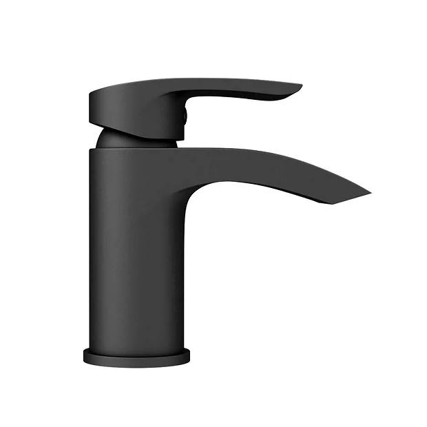 Nexus Matt Black Basin Mixer Tap 5 Nexus Matt Black Basin Mixer Tap - Image 3