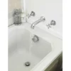 Old London - Chrome Edwardian Wall Mounted Bath Spout And Stop Taps -Roc Bathroom Furni Store old london ldn319 d1n