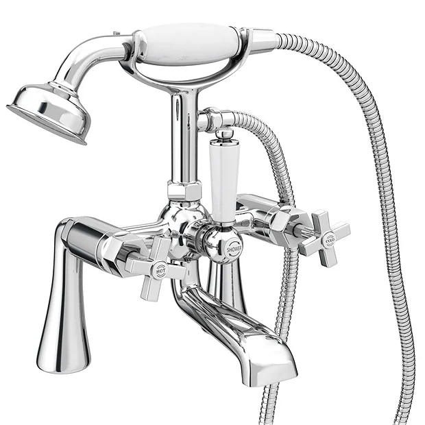Olympia Art Deco Bath Shower Mixer Tap + Shower Kit 4 Olympia Art Deco Bath Shower Mixer Tap + Shower Kit - Image 2