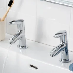 Bristan - Orta Basin Taps - Chrome
