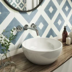 Pablo Crosshead Chrome Wall Mounted (3TH) Basin Mixer Tap 8 Pablo Crosshead Chrome Wall Mounted (3TH) Basin Mixer Tap -Roc Bathroom Furni Store pab14 d2