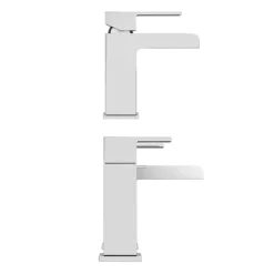 Monza Waterfall Tap Package (Bath + Basin Tap) -Roc Bathroom Furni Store plzpkd1