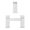 Monza Waterfall Tap Package (Bath + Basin Tap) -Roc Bathroom Furni Store plzpkd3