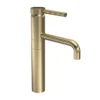 Hudson Reed Tec Single Lever High Rise Mixer With Swivel Spout - Brushed Brass -Roc Bathroom Furni Store pn870l