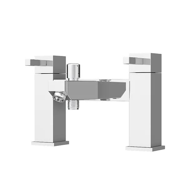 Prime Modern Bath Shower Mixer With Shower Kit - Chrome 6 Prime Modern Bath Shower Mixer With Shower Kit - Chrome - Image 4