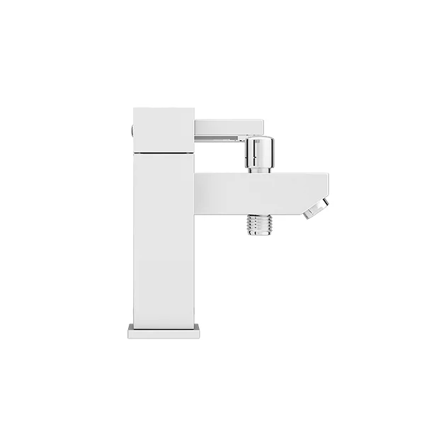 Prime Modern Bath Shower Mixer With Shower Kit - Chrome 7 Prime Modern Bath Shower Mixer With Shower Kit - Chrome - Image 5