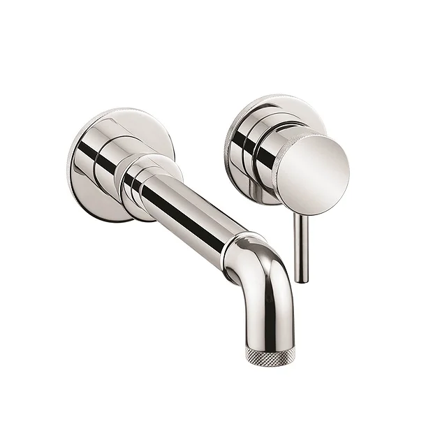 Crosswater MPRO Industrial Wall Mounted 2 Hole Set Basin Mixer - Chrome 3 Crosswater MPRO Industrial Wall Mounted 2 Hole Set Basin Mixer - Chrome