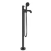 Crosswater MPRO Industrial Bath Shower Mixer Floorstanding Carbon Black -Roc Bathroom Furni Store pri416fml