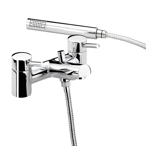 Bristan - Prism Contemporary Pillar Bath Shower Mixer - Chrome 3 Bristan - Prism Contemporary Pillar Bath Shower Mixer - Chrome
