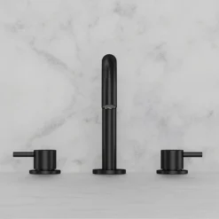 Crosswater MPRO Deck Mounted 3 Hole Set Basin Mixer - Matt Black