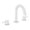 Crosswater MPRO Deck Mounted 3 Hole Set Basin Mixer - Matt White 2 Crosswater MPRO Deck Mounted 3 Hole Set Basin Mixer - Matt White -Roc Bathroom Furni Store pro135dnw l