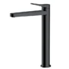RAK - Petit Round Tall Basin Mixer Tap Matt Black -Roc Bathroom Furni Store rakper3003bl