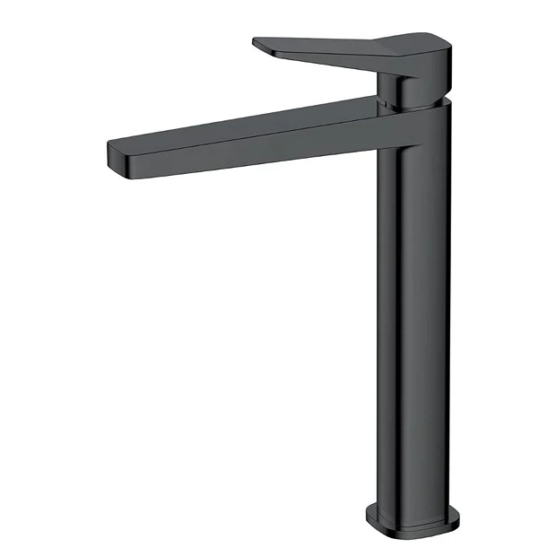 RAK Petit Square Tall Basin Mixer Tap Matt Black 3 RAK Petit Square Tall Basin Mixer Tap Matt Black