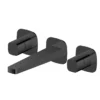 RAK Petit Square Wall Mounted (3TH) Basin Mixer Matt Black 1 RAK Petit Square Wall Mounted (3TH) Basin Mixer Matt Black -Roc Bathroom Furni Store rakpes3010l