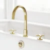 Burlington Riviera Art Deco Gold 3 Hole Bath Filler