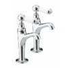 Bristan - Renaissance High Neck Pillar Taps -Roc Bathroom Furni Store rshnkc ln