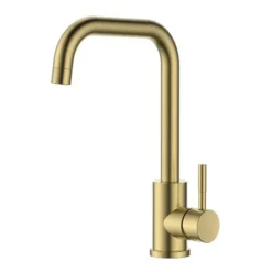 Reginox Salina Single Lever Kitchen Mixer Tap - Gold