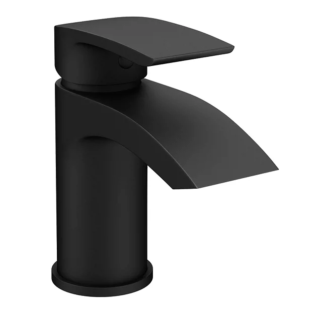 Nexus Matt Black Basin Mixer Tap 4 Nexus Matt Black Basin Mixer Tap - Image 2