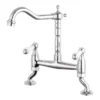Reginox Utica Cranked Bridge Kitchen Sink Mixer Tap - Chrome -Roc Bathroom Furni Store segurach l
