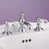 Silverdale Berkeley 3 Hole Basin Deck Tap With Pop Up Waste Chrome
