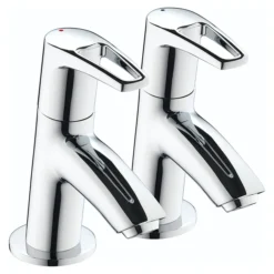Bristan - Smile Contemporary Basin Taps - Chrome