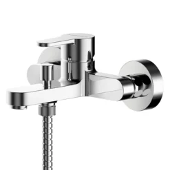 Asquiths Sanctity Wall Mounted Bath Shower Mixer With Shower Kit