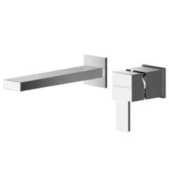 Asquiths Revival Wall Mounted Basin Mixer (2TH) Without Backplate