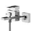 Asquiths Revival Wall Mounted Bath Shower Mixer With Shower Kit -Roc Bathroom Furni Store tac5127 l