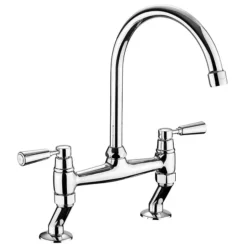 Rangemaster Traditional Belfast Bridge Kitchen Mixer Tap - Chrome