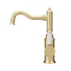 Trafalgar Traditional Gold Mono Basin Mixer Tap 2 Trafalgar Traditional Gold Mono Basin Mixer Tap -Roc Bathroom Furni Store td722gd d2