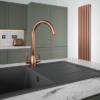 The Tap Factory Brushed Copper Vibrance Duo Kitchen Mixer Tap -Roc Bathroom Furni Store tfvibtap2cop copper