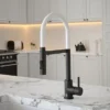 The Tap Factory Vibrance Tube Matt Black Kitchen Tap With Spray Function 1 The Tap Factory Vibrance Tube Matt Black Kitchen Tap With Spray Function -Roc Bathroom Furni Store tfvtsbkwhite l