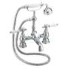 Heritage - Glastonbury Bath Shower Mixer - Chrome -Roc Bathroom Furni Store tgrc02 l
