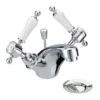 Heritage - Glastonbury Mono Basin Mixer With Pop-up Waste - Chrome 2 Heritage - Glastonbury Mono Basin Mixer With Pop-up Waste - Chrome -Roc Bathroom Furni Store tgrc04 l