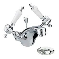 Heritage - Glastonbury Mono Basin Mixer With Pop-up Waste - Chrome