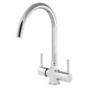 Reginox Thames Dual Lever Kitchen Mixer Tap - Chrome -Roc Bathroom Furni Store thamesch l