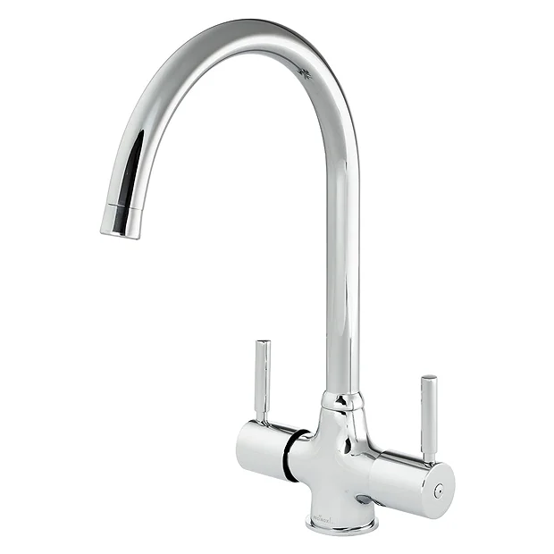 Reginox Thames Dual Lever Kitchen Mixer Tap - Chrome 3 Reginox Thames Dual Lever Kitchen Mixer Tap - Chrome