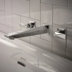 Heritage - Hemsby 3 Hole Wall Mounted Bath Filler