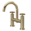 Hudson Reed Revolution Brushed Brass Industrial Bath Filler -Roc Bathroom Furni Store tiw853l