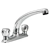 Tre Mercati Dual Flow Deck Sink Mixer With 8" Spout - 414 -Roc Bathroom Furni Store tm414l