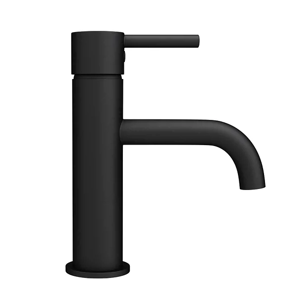 Toreno Matt Black Round Basin Mono Mixer Tap 8 Toreno Matt Black Round Basin Mono Mixer Tap - Image 6