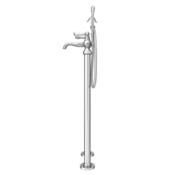 Chatsworth 1928 Traditional White Lever Freestanding Bath Shower Mixer Tap -Roc Bathroom Furni Store trad011dfs d4
