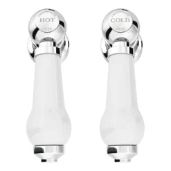 Chatsworth 1928 Traditional White Lever Bath Filler Tap 9 Chatsworth 1928 Traditional White Lever Bath Filler Tap -Roc Bathroom Furni Store trad018d d1