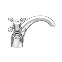 Chatsworth 1928 Traditional Crosshead Mono Basin Mixer Tap -Roc Bathroom Furni Store trad05d detail1