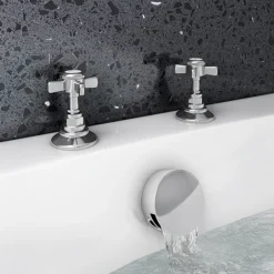 Chatsworth Traditional 3/4" Deck Bath Side Valves (Pair)