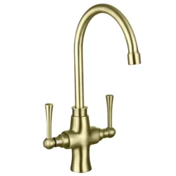 Trafalgar Brushed Brass Kitchen Tap -Roc Bathroom Furni Store trktbb d1