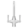Trafalgar Polished Chrome Dual Lever Kitchen Mixer Tap 1 Trafalgar Polished Chrome Dual Lever Kitchen Mixer Tap -Roc Bathroom Furni Store trktchrnd3