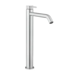 Crosswater 3ONE6 Stainless Steel Tall Mono Basin Mixer Tap -Roc Bathroom Furni Store ts112dns l